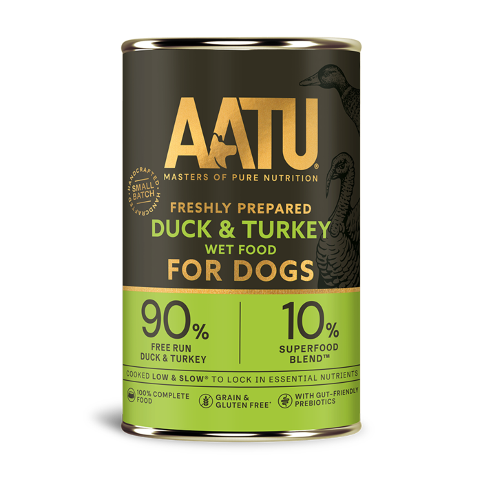 Aatu Duck & Turkey Wet Dog Food