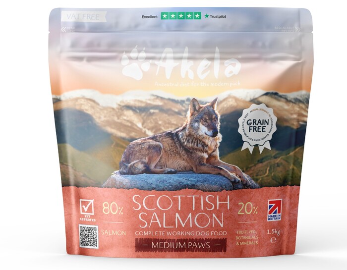 Akela 80:20 Scottish Salmon Complete Working Dog/Puppy Food