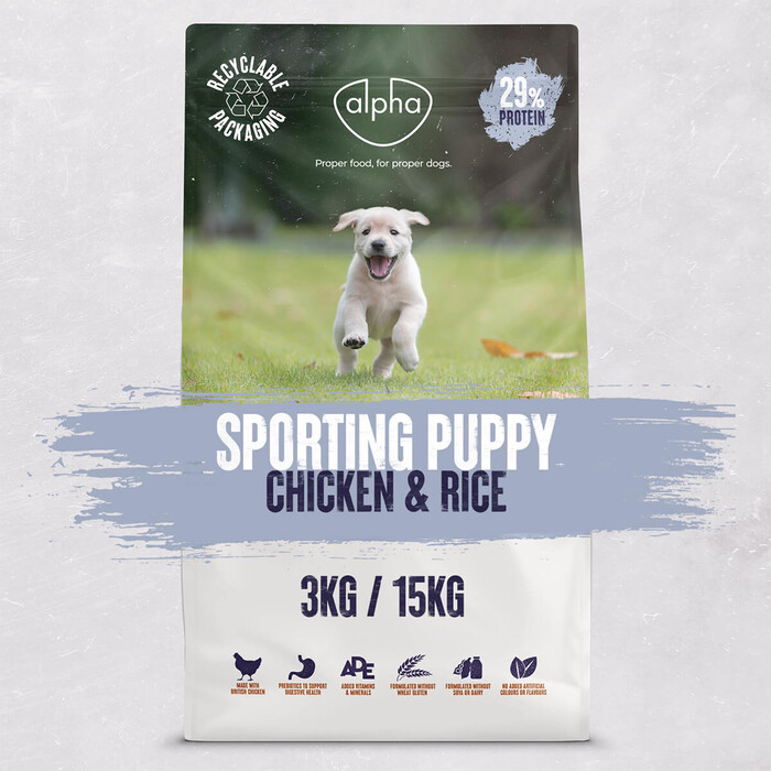 Alpha Sporting Puppy Wheat Gluten Free