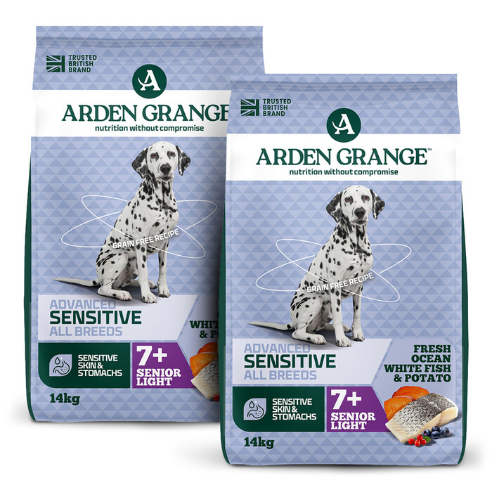 Arden Grange Sensitive Light & Senior Grain Free Ocean White Fish & Potato