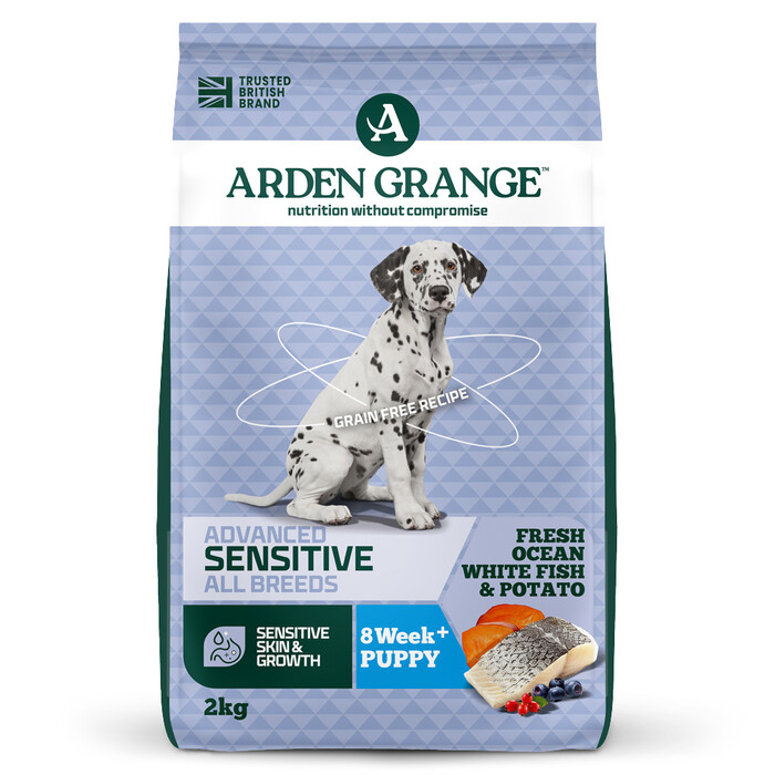 Arden Grange Sensitive Puppy & Junior Grain Free Ocean White Fish & Potato