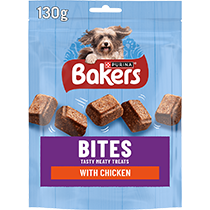 Bakers Bites with Chicken Dog Treats