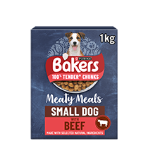 Bakers Meaty Meals Small Dog Beef