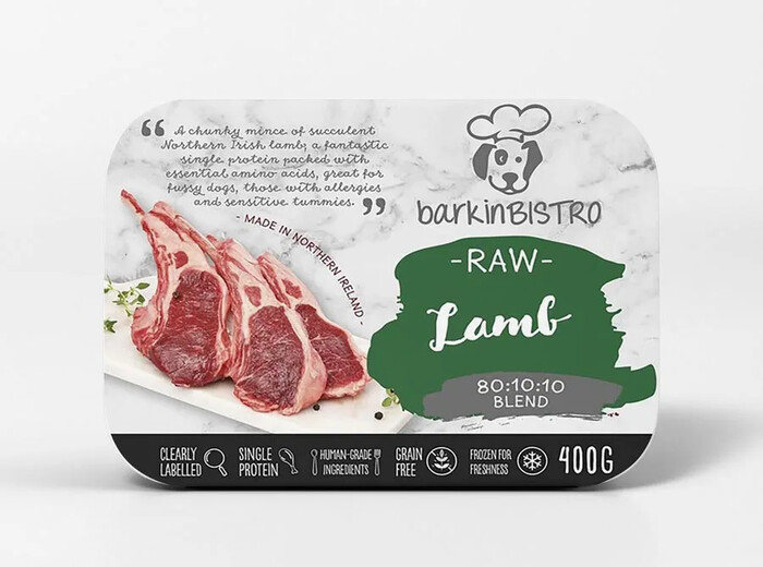 Barkin Bistro Raw Lamb 80:10:10