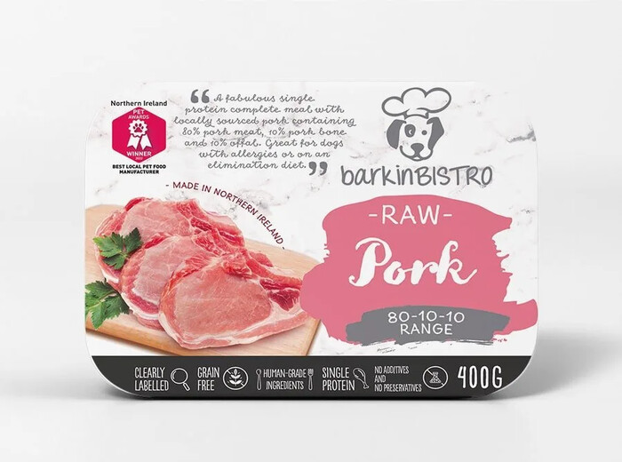 Barkin Bistro Raw Pork 80:10:10