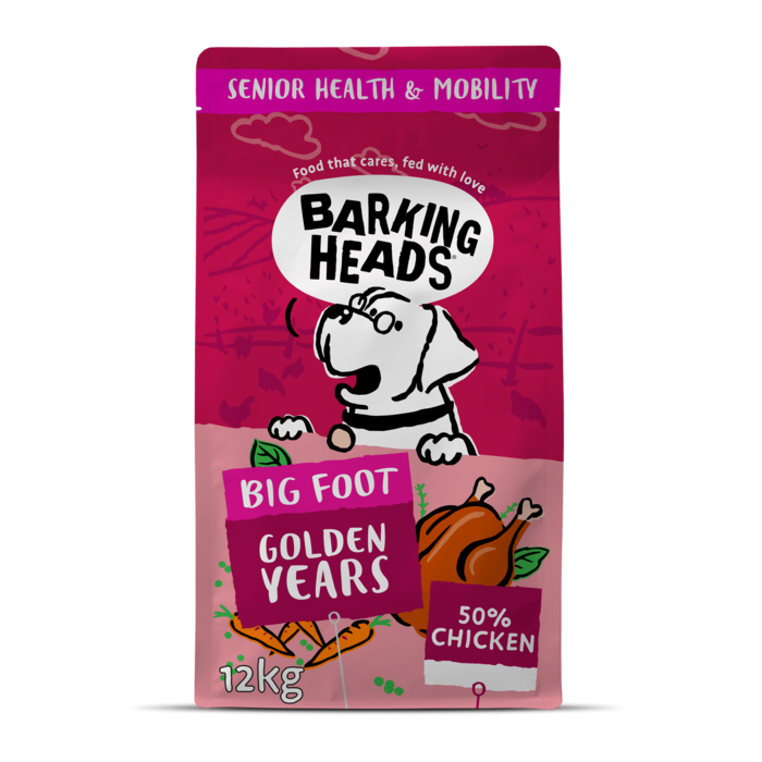 Barking Heads Big Foot Golden Years Chicken Dry