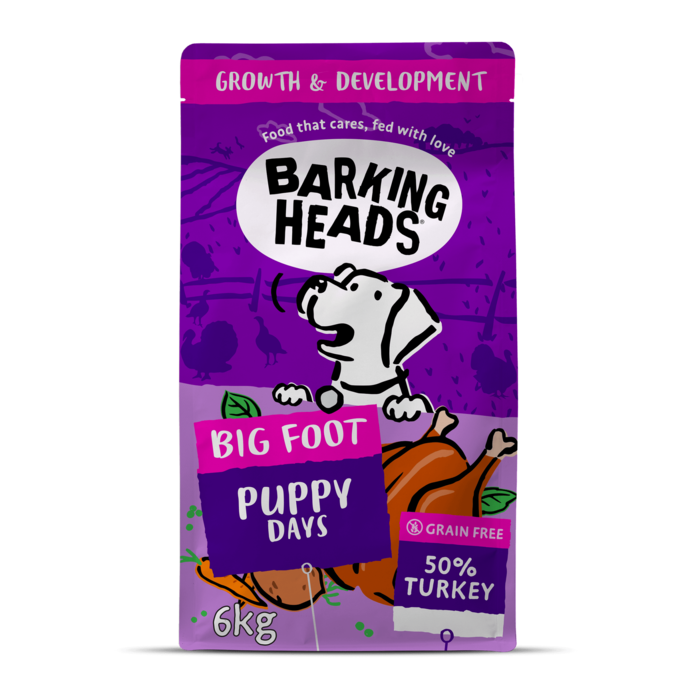 Barking Heads Big Foot Puppy Days Turkey Dry
