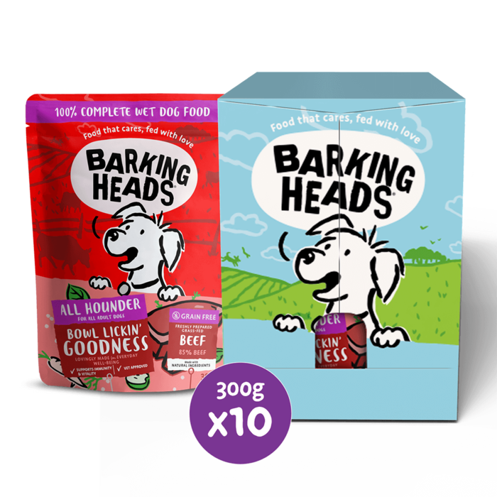 Barking Heads Bowl Lickin' Goodness Beef Wet