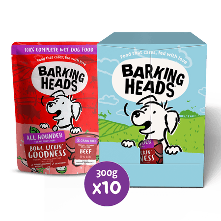 Bowl Lickin' Goodness Beef Wet Dog Food - All Hounder