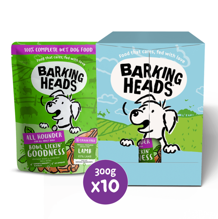 Barking Heads Bowl Lickin' Goodness Lamb Wet