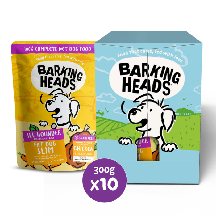 Barking Heads Fat Dog Slim Chicken Wet