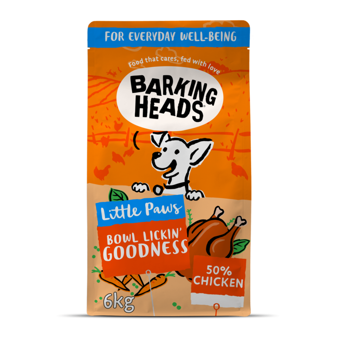 Barking Heads Little Paws Bowl Lickin' Chicken Dry