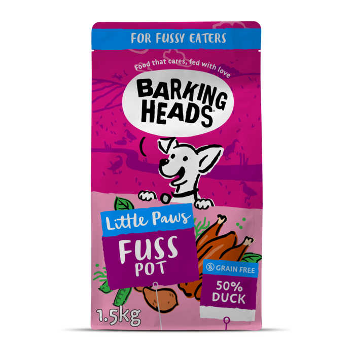 Barking Heads Little Paws Fuss Pot Duck Dry