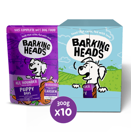 Barking Heads Puppy Days Chicken Wet