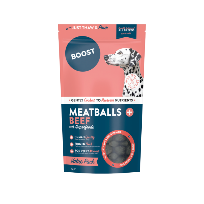 Beef with Superfoods, Meatballs Value Bag