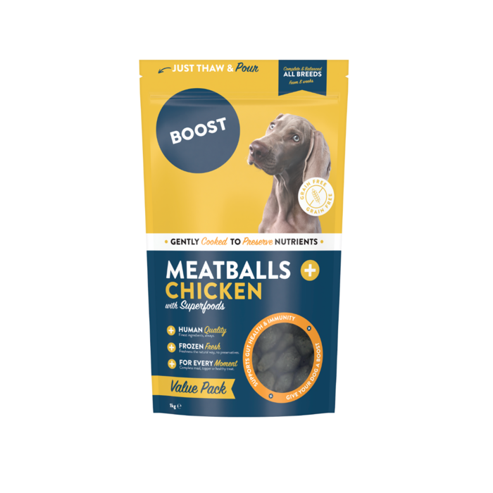 Chicken with Superfoods, Meatballs Value Bag