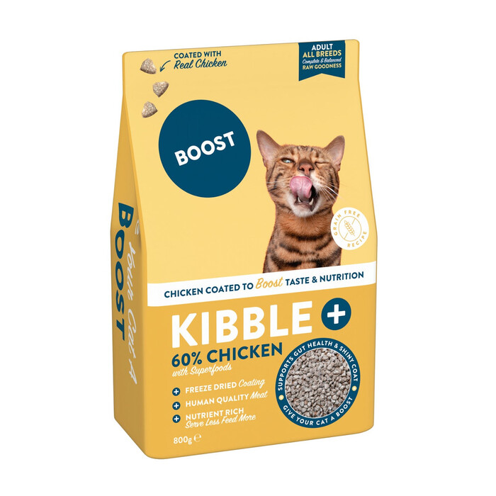 Chicken Kibble+, Grain-Free Kibble Coasted with REAL Freeze Dried Chicken