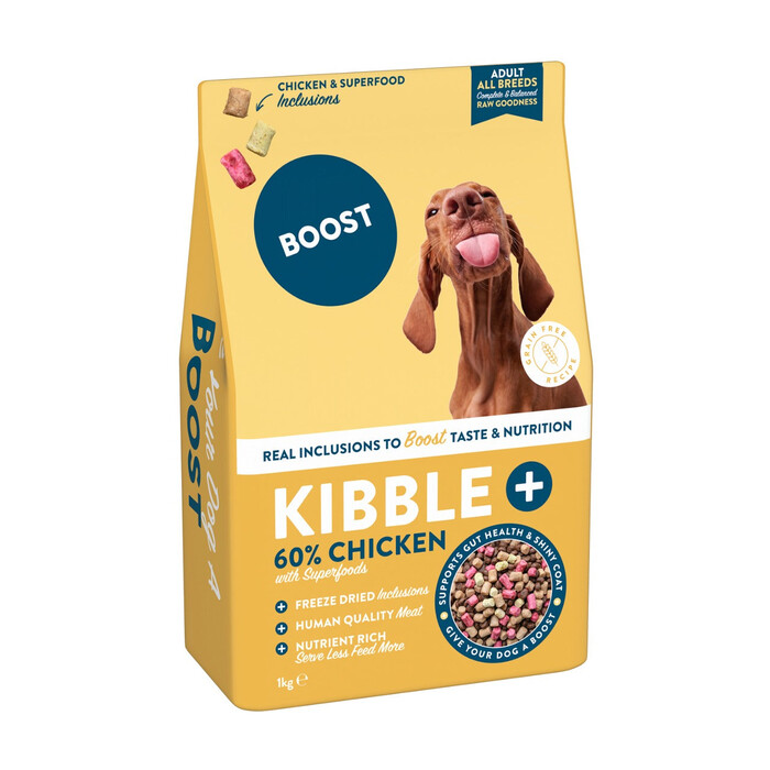 Chicken Kibble+, Grain-Free with REAL Meat & Superfood Freeze-Dried Pieces