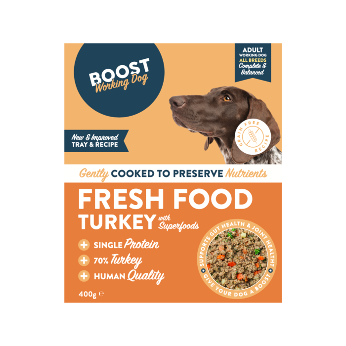 Turkey with Superfoods, for Working Dogs