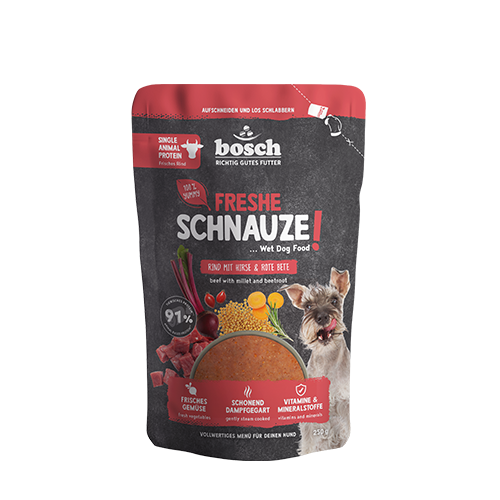 Rind mit Hirse & Rote Bete