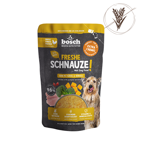 Huhn mit Kürbis & Brokkoli