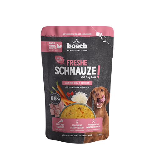 Huhn mit Reis & Karotten