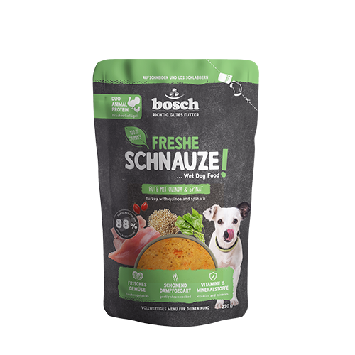 Pute mit Quinoa & Spinat