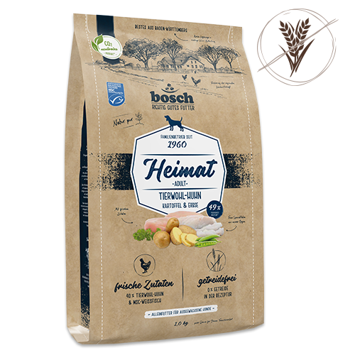 Adult mit Tierwohl-Huhn