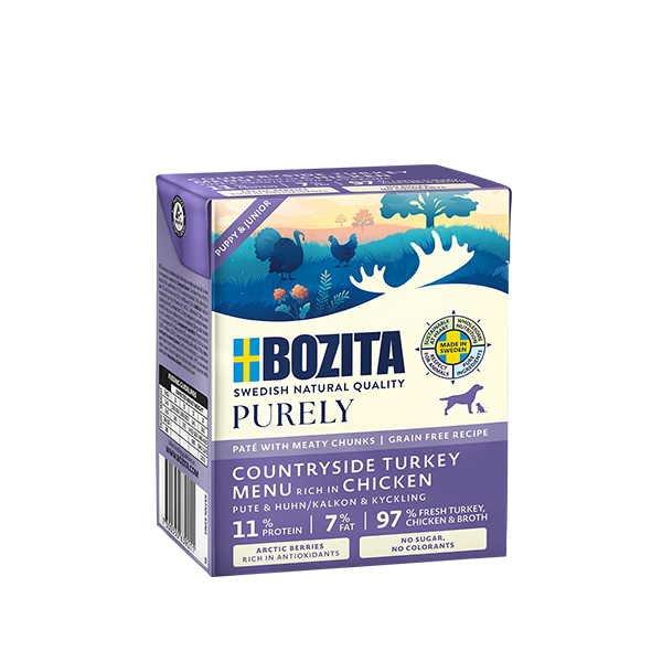 Bozita Purely Paté Puppy & Junior Turkey