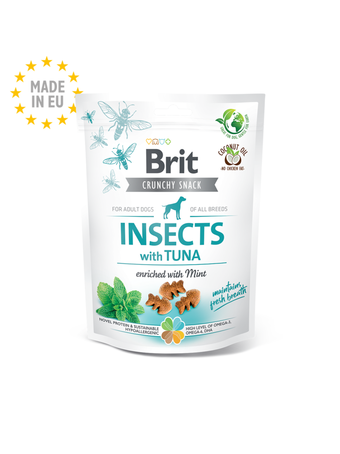 Brit Care Crunchy Cracker. Insects with Tuna enriched with …