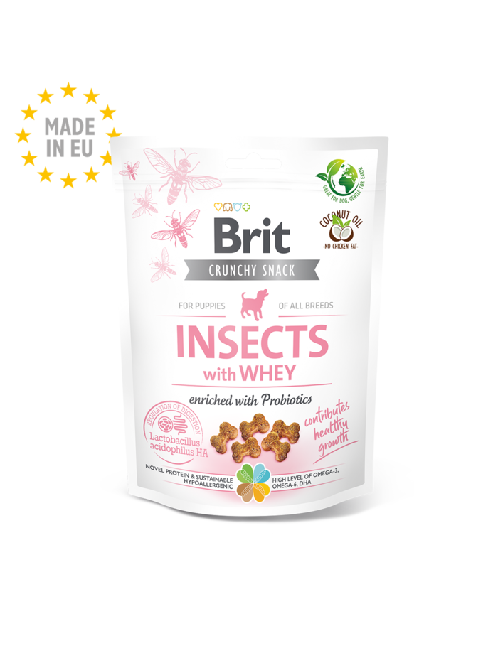 Brit Care Dog Crunchy Cracker. Insects with Whey enriched w…