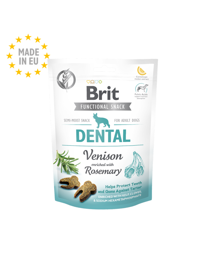 Brit Care Dog Functional Snack Dental Venison