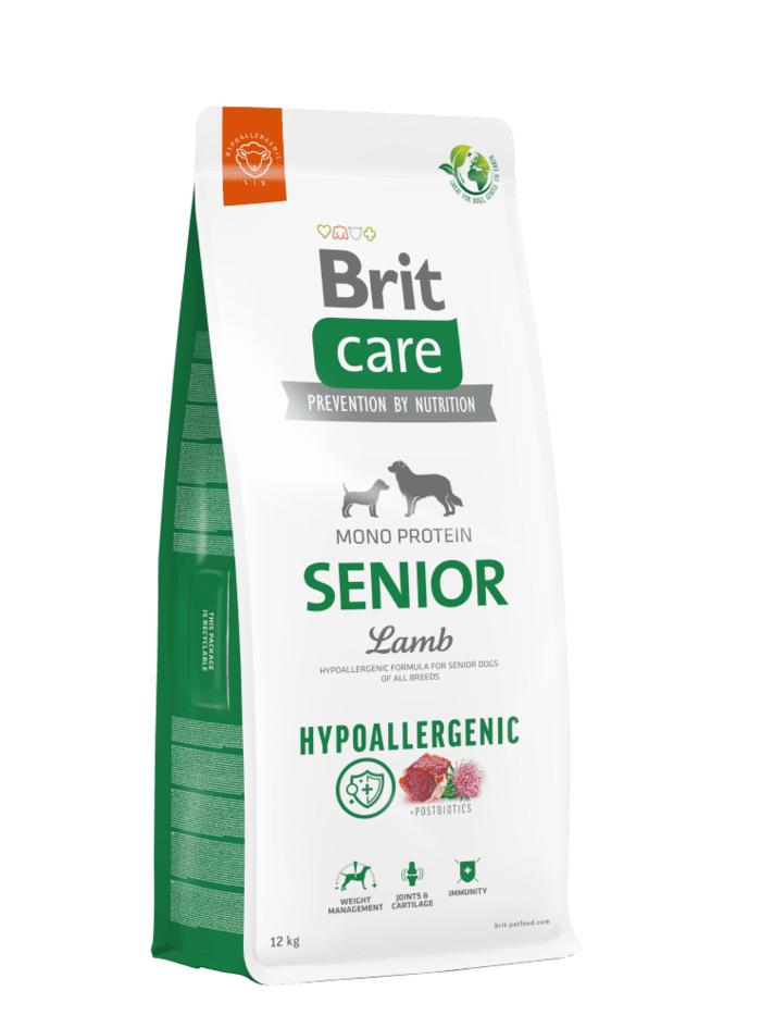 Brit Care dog Hypoallergenic Senior Lamb and Rice