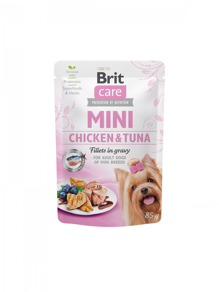Brit Care Mini Chicken & Tuna fillets in gravy