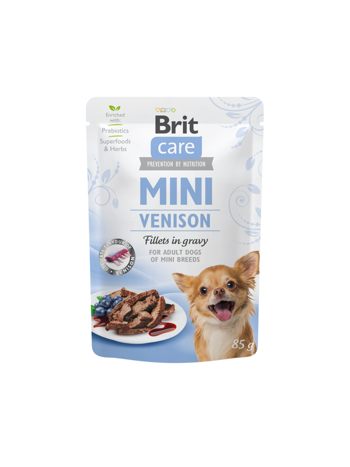 Brit Care Mini Venison fillets in gravy