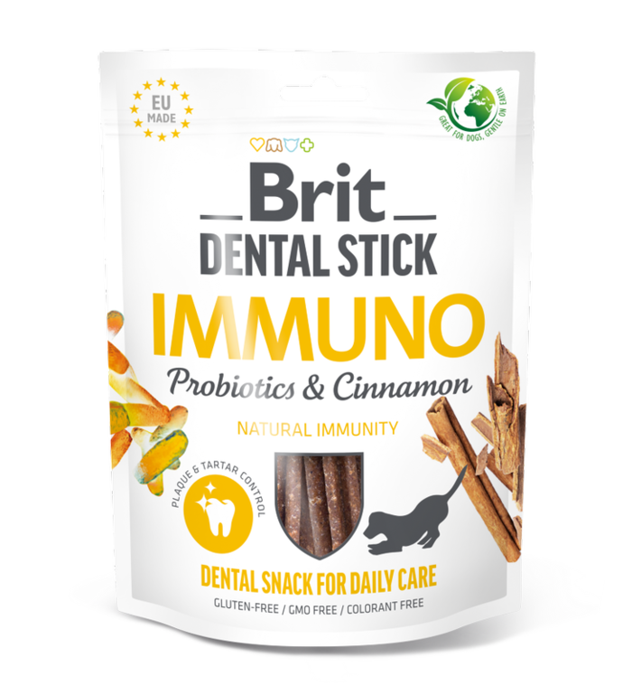Brit Dental Stick with Immuno Probiotics & Cinnamon​