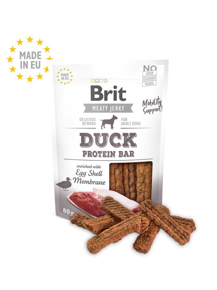 Brit Meat Jerky Snack–Duck Protein bar