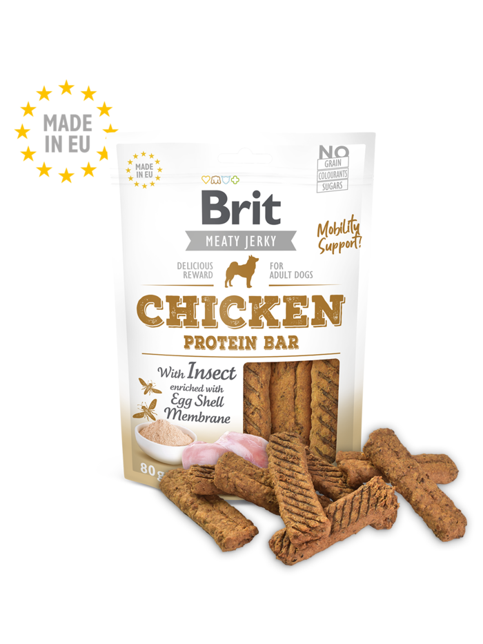 Brit Meat Jerky Snack – Protein bar with Insect