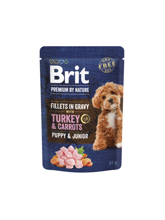 Brit Premium by Nature Dog Puppy & Junior Fillets in Gr…