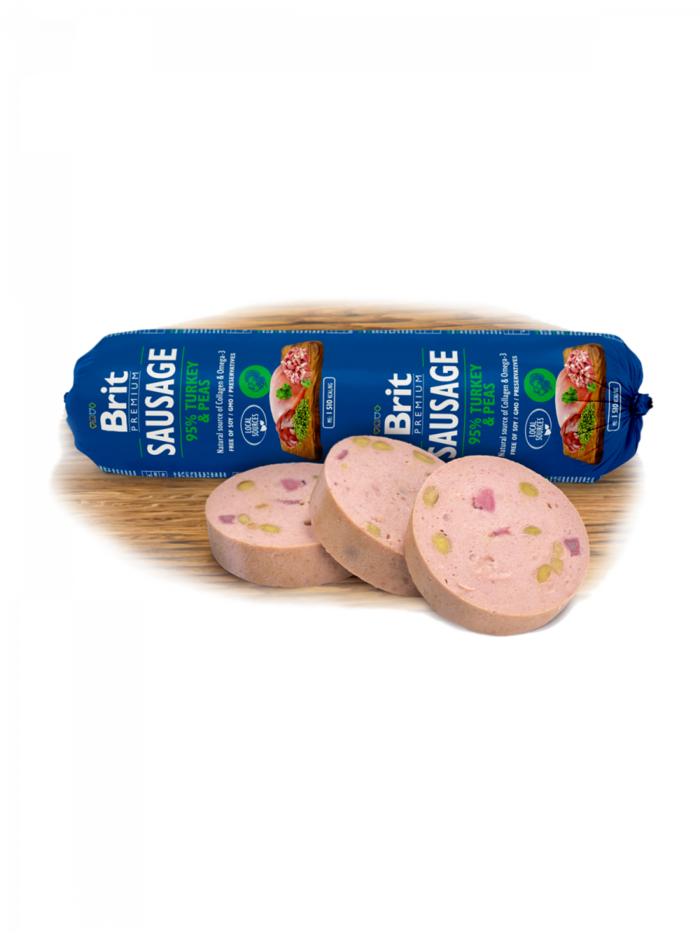 Brit Premium Sausage Turkey & Peas