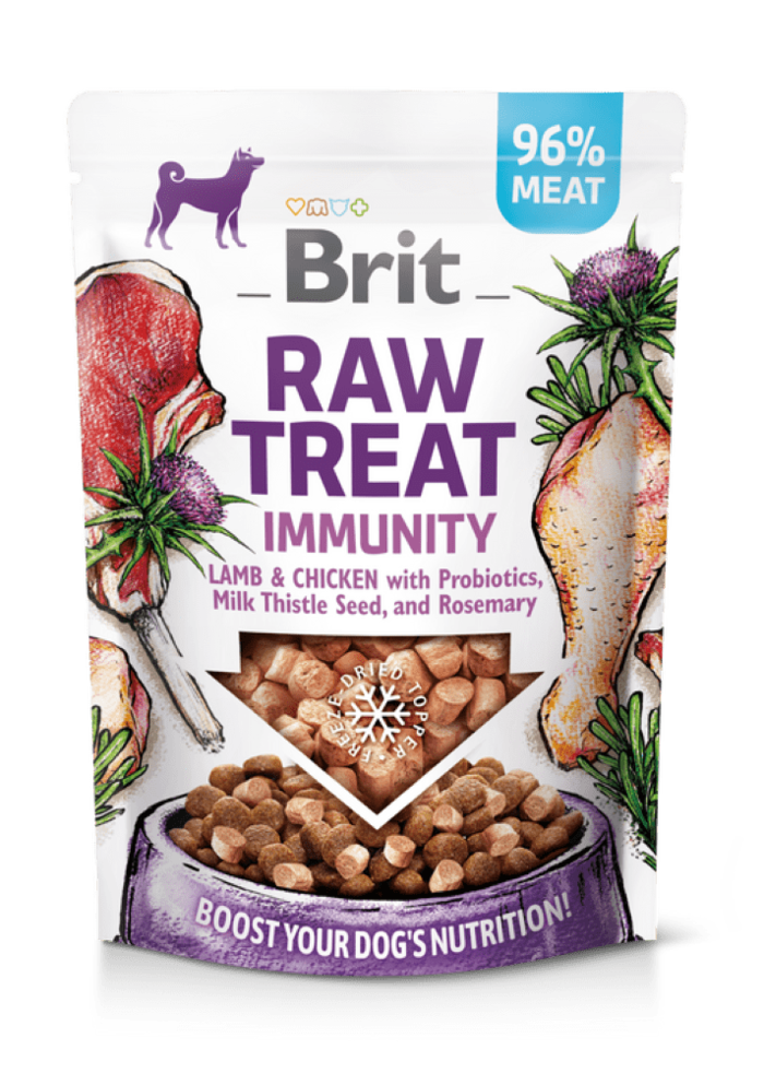Brit Raw Treat Immunity. Freeze-dried treat and topper. La…