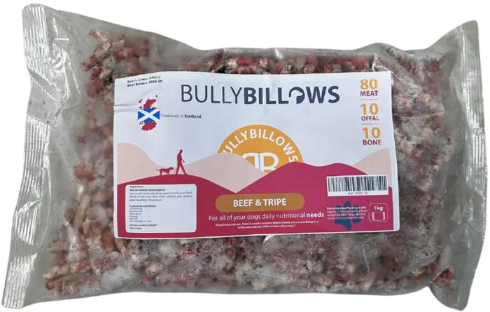 BullyBillows Raw Beef and Tripe