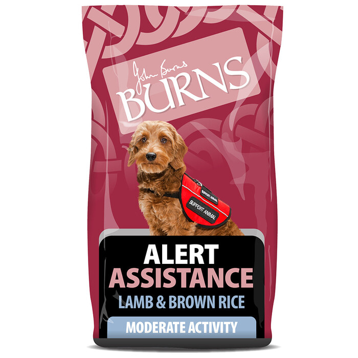 Burns Alert Assistance Dry Dog Food Lamb & Brown Rice