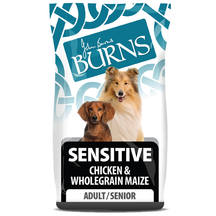 Burns Sensitive Adult Dry Dog Food Chicken & Wholegrain Maize