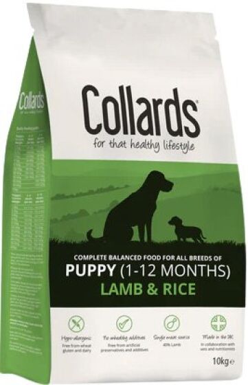 Collards Puppy Lamb and Rice