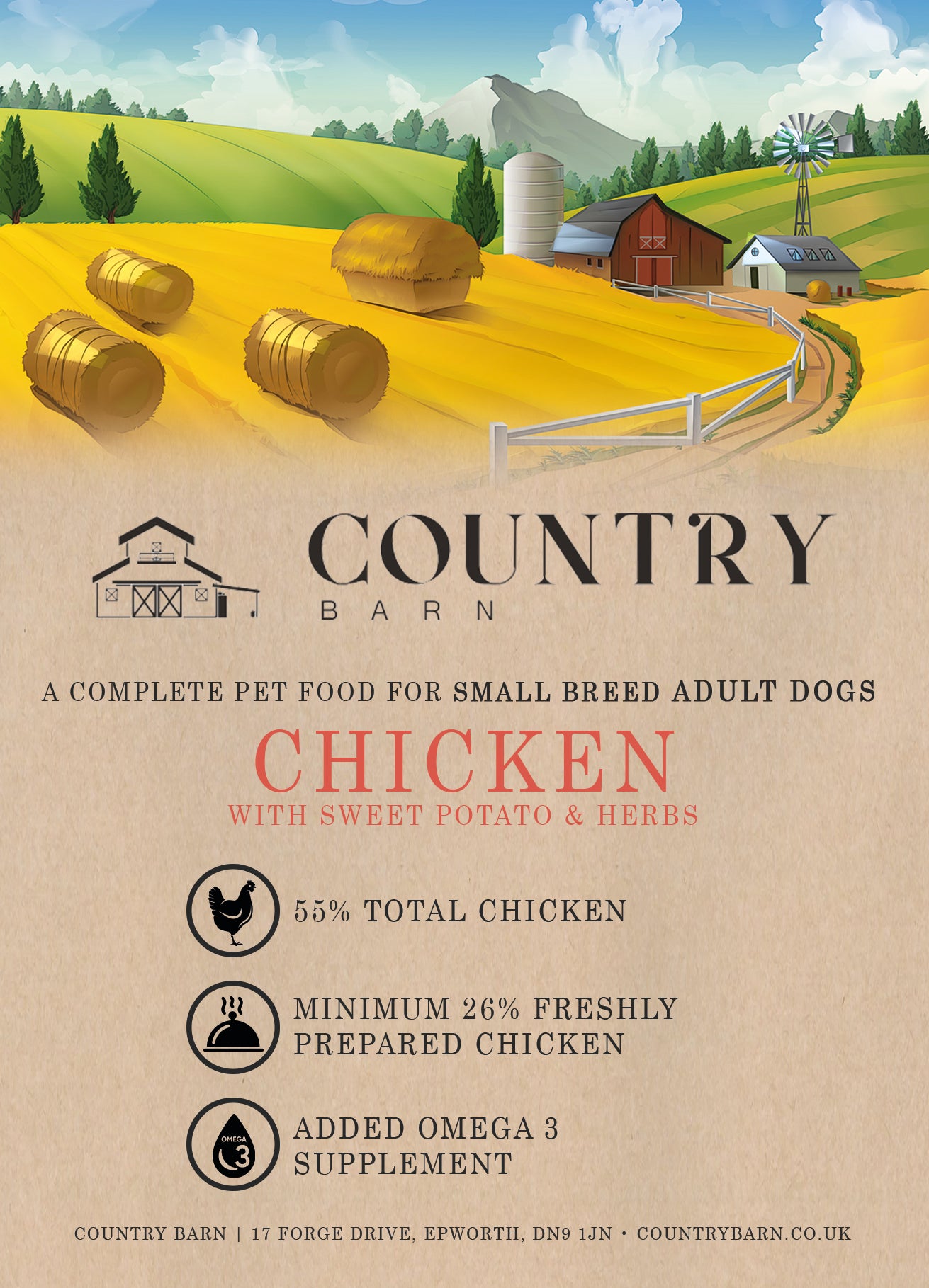 Country Barn Grain Free Chicken & Sweet Potato