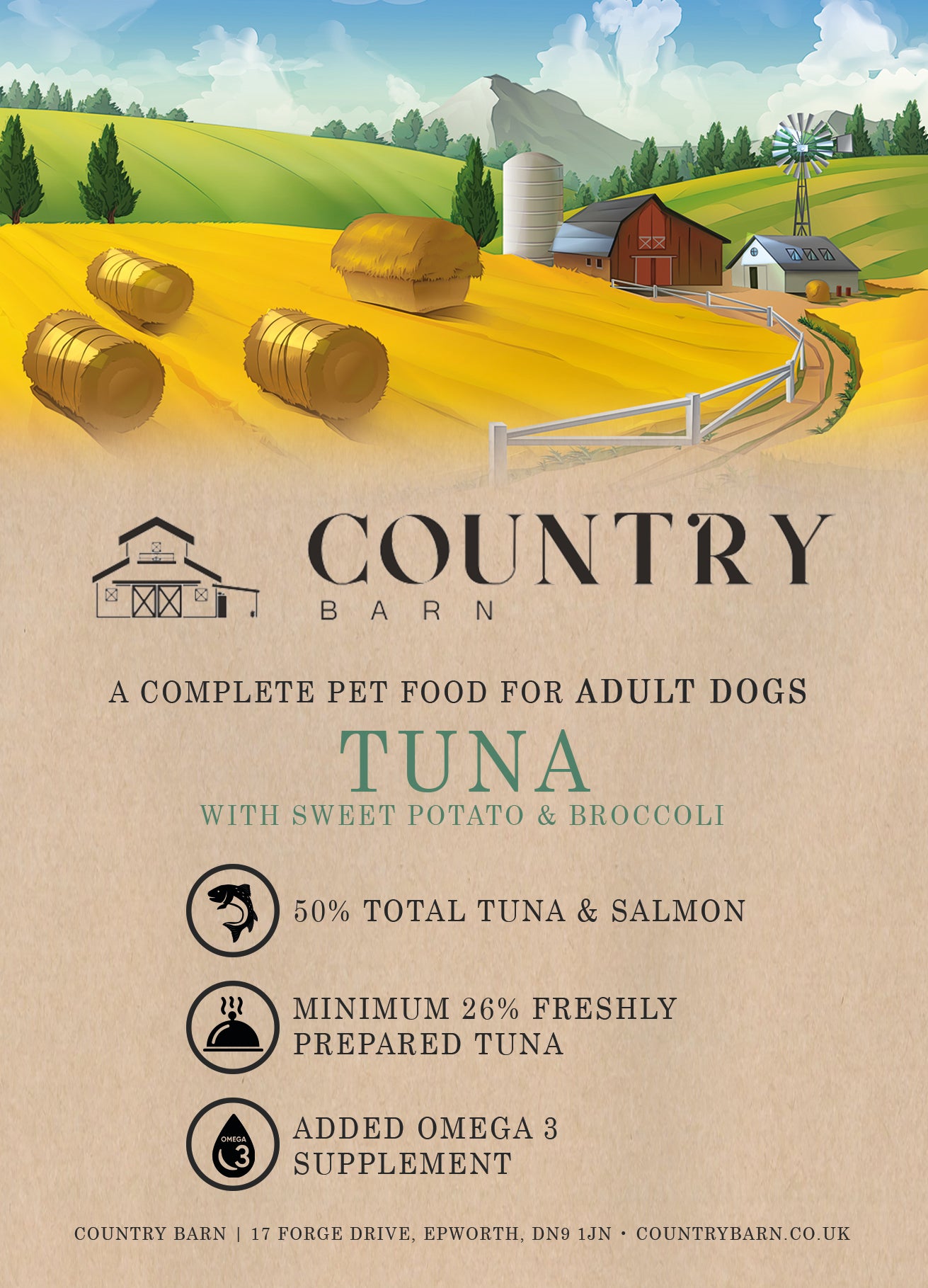 Country Barn Grain Free Tuna & Broccoli