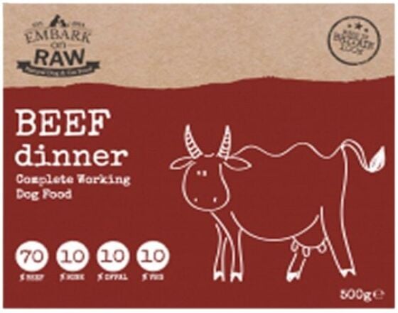 Embark on Raw Working Dog Dinner