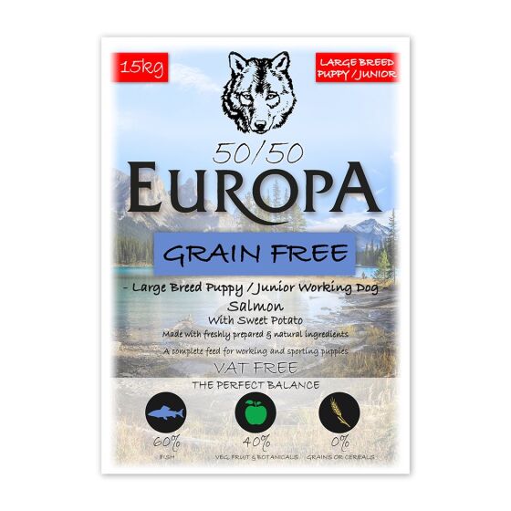 Europa 50/50 Grain Free Large Breed Puppy