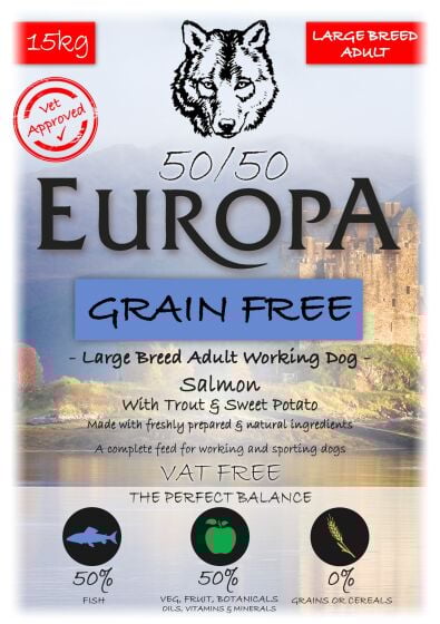 Europa 50/50 Grain Free Large Breed
